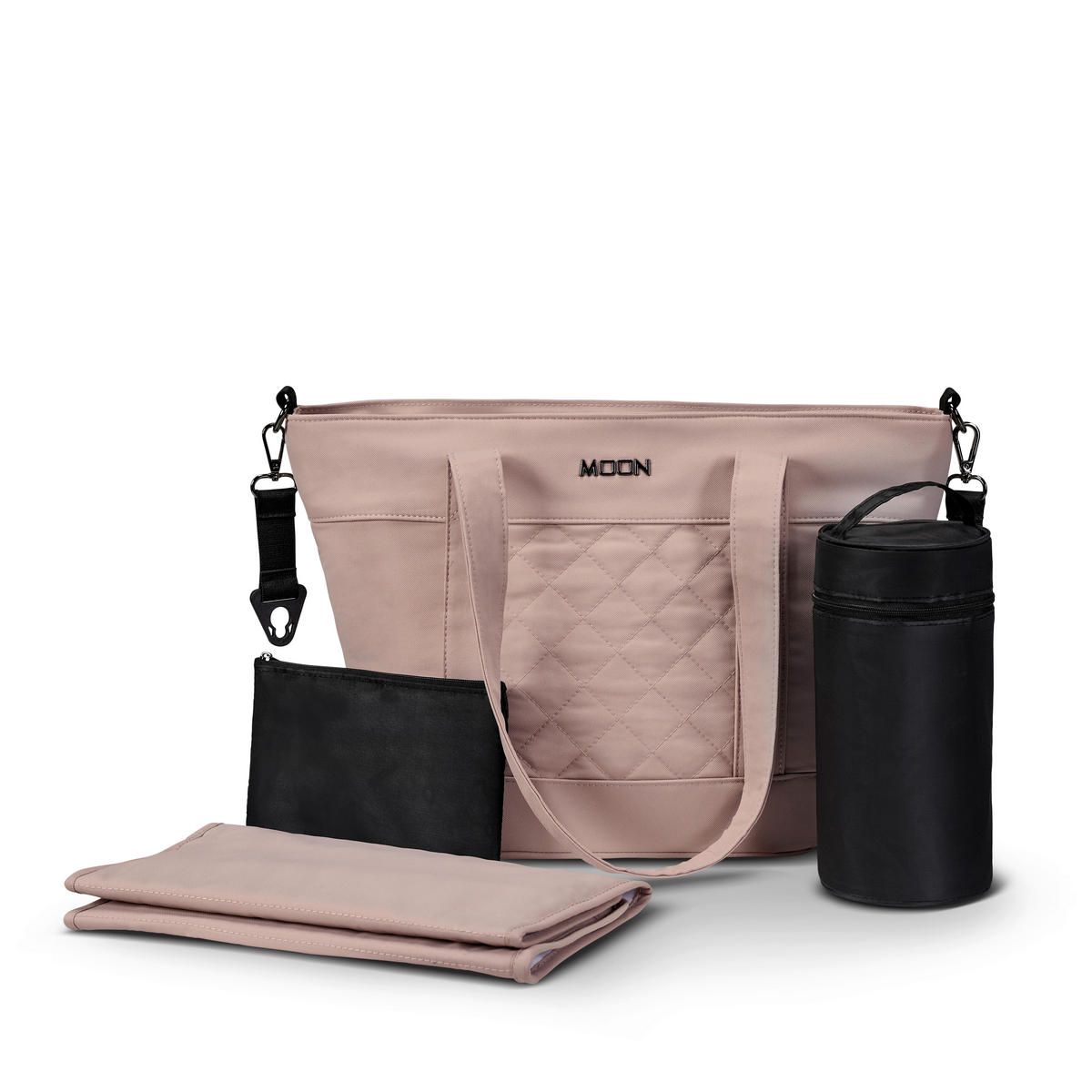 WICKELTASCHE V-Shape Bag  - Sandfarben, Basics, Textil (41/16/28cm) - Moon