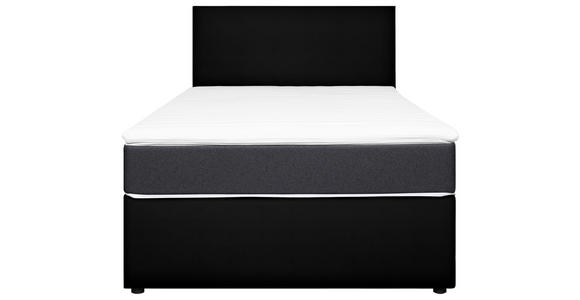 BOXBETT 140/200 cm in Anthrazit, Schwarz - Anthrazit/Schwarz, KONVENTIONELL, Holz/Holzwerkstoff (140/200cm) - Carryhome