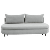 TROSJED NA RAZVLAČENJE tekstil  svijetlo siva    - svijetlo siva/crna, Design, tekstil (213/89/105cm) - Novel