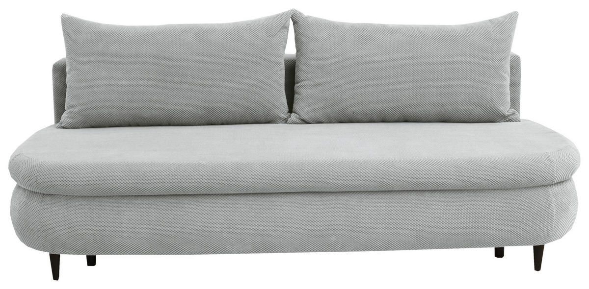 TROSJED NA RAZVLAČENJE tekstil  svijetlo siva    - svijetlo siva/crna, Design, tekstil (213/89/105cm) - Novel