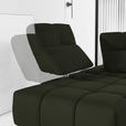 ECKSOFA in Struktur Olivgrün  233/313 cm  - Schwarz/Olivgrün, Design, Kunststoff/Textil (233/313cm) - Emilio Belluti