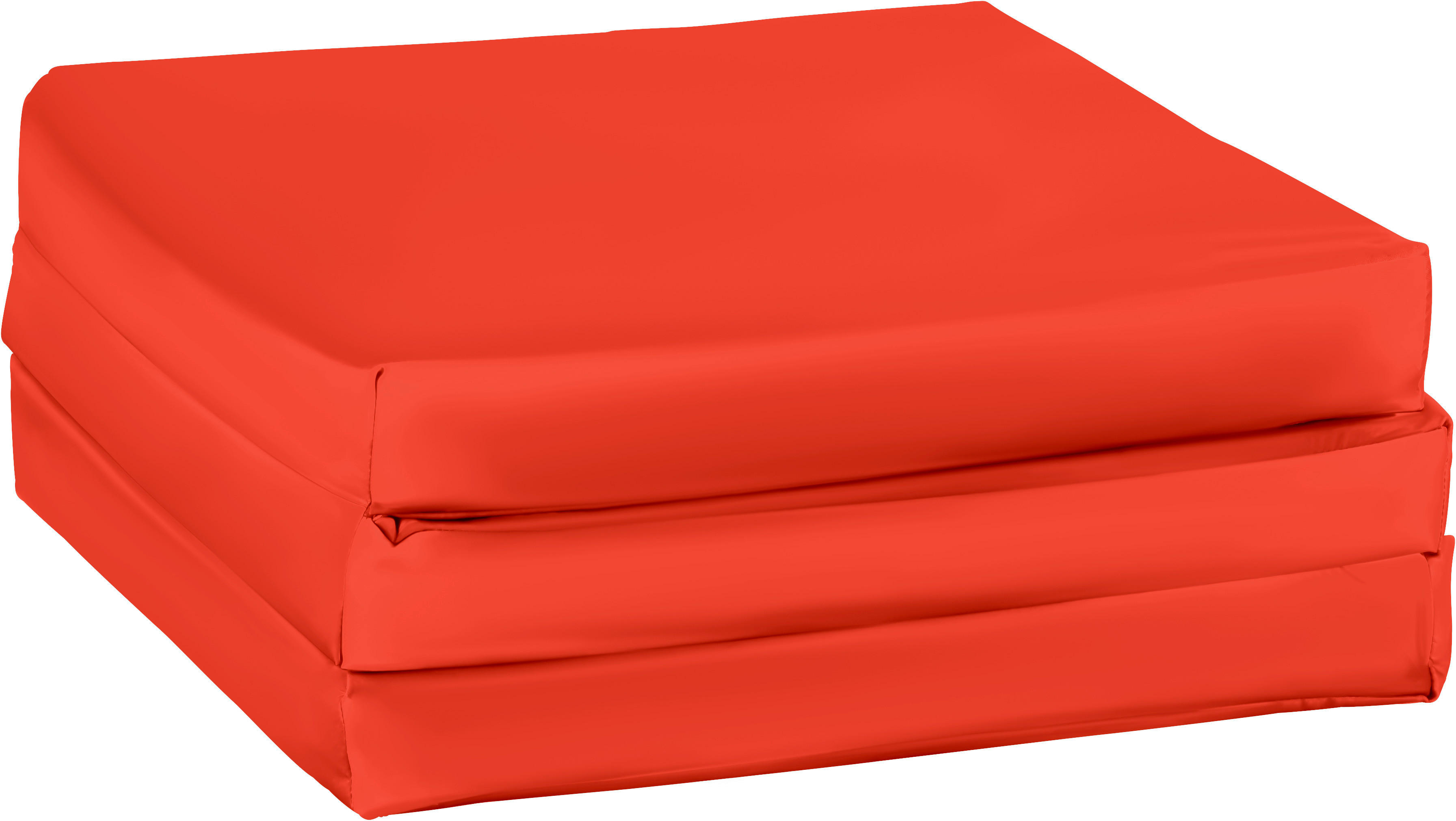 KLAPPMATRATZE Höhe ca. 8 cm  - Orange, MODERN, Textil (65/186cm) - P & B