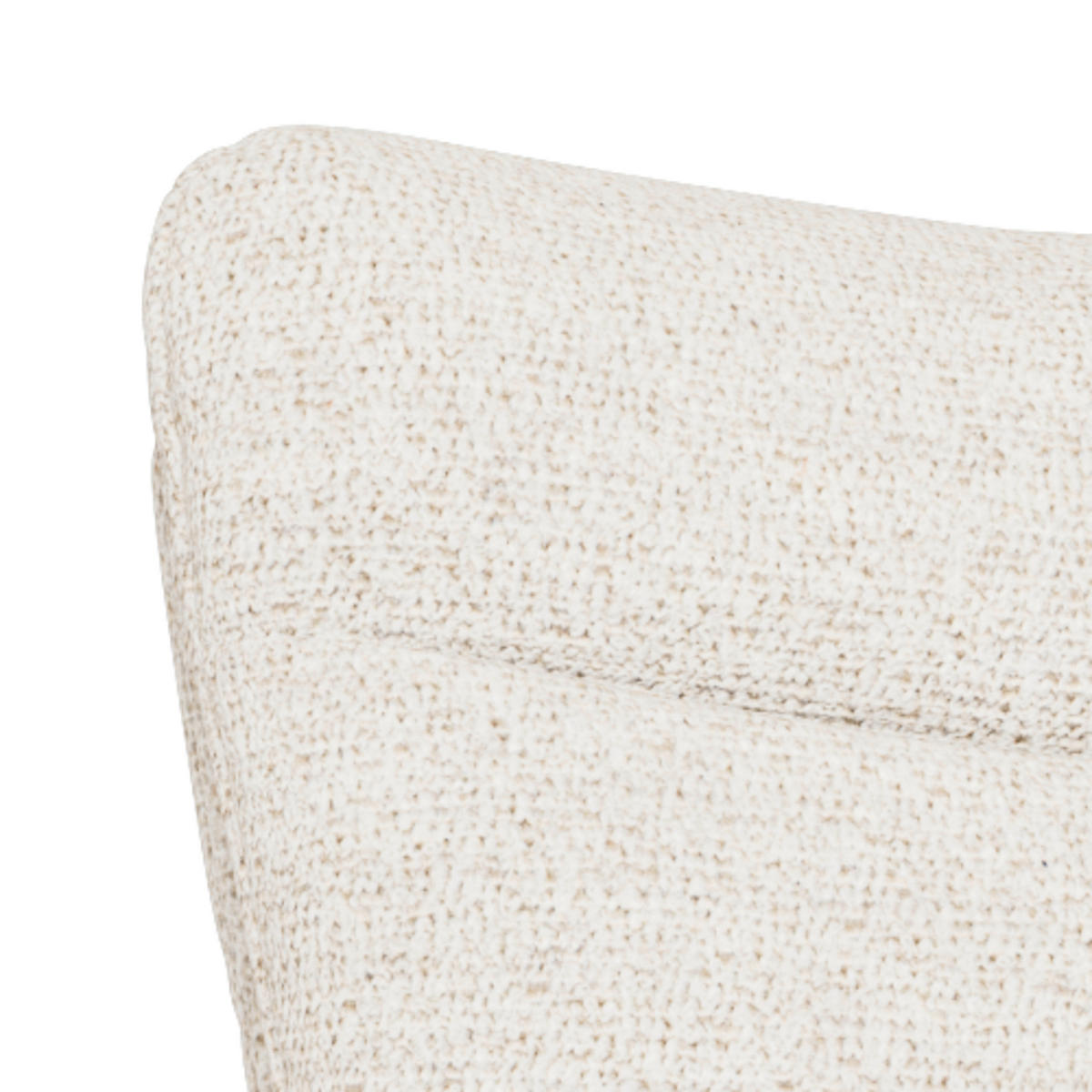 STUHL   Bouclé  - Creme/Schwarz, MODERN, Textil/Metall (50,5/96,5/65cm) - MID.YOU