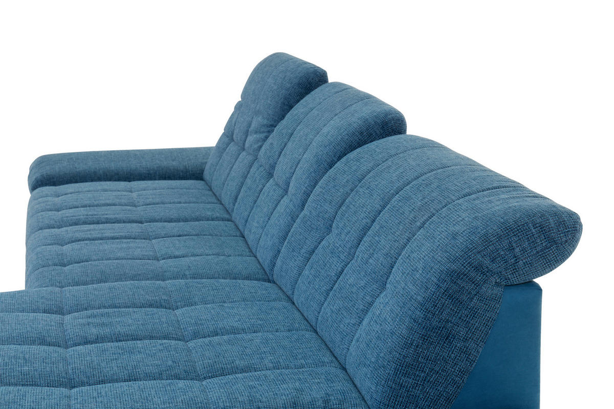 SJEDEĆA GARNITURA tekstil  tirkizna   - tirkizna/boje kroma, Design, tekstil/plastika (341/204cm) - Xora