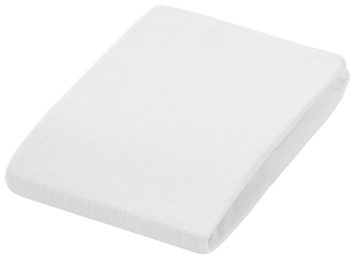 KINDERSPANNBETTTUCH 60-70/120-140 cm   - Weiß, Basics, Textil (60-70/120-140cm) - Patinio