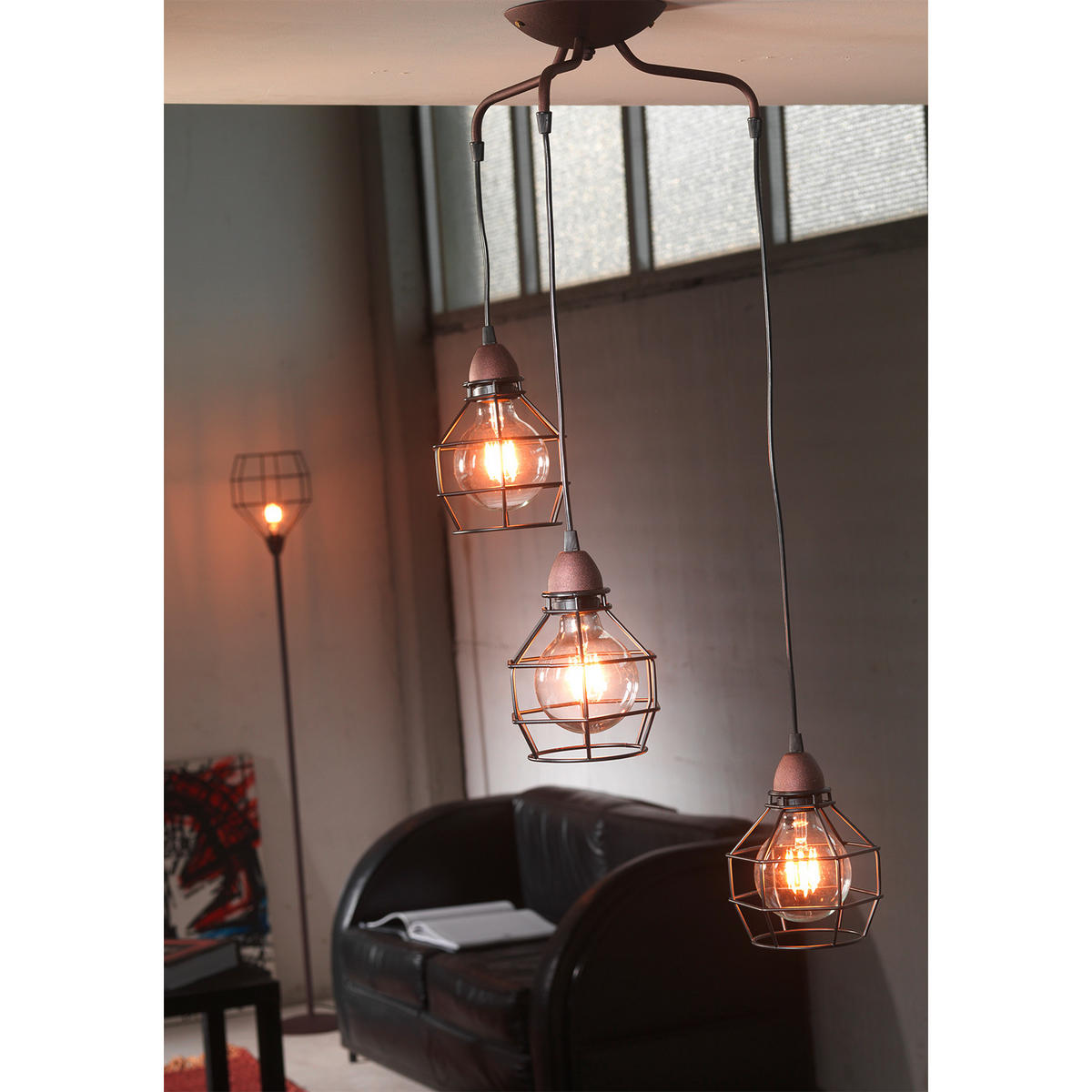 HÄNGELEUCHTE 40/94 cm  - Schwarz, LIFESTYLE, Metall (40/94cm)