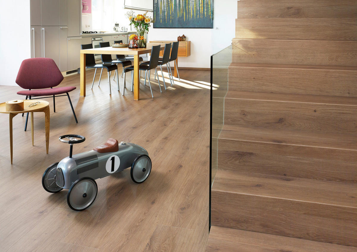 VINYLBODEN Elito TrendEiche Melange 100005901  per  m² - Design, Holz (220/21,6/1cm) - Tilo