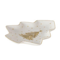 DEKOSCHALE - Goldfarben, LIFESTYLE, Keramik (25,8/21,7/3,1cm)