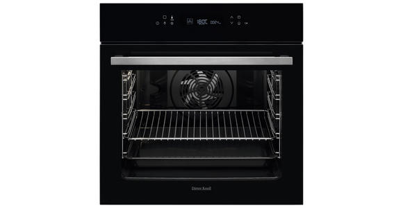 EINBAUBACKOFEN DKP39904XK  - Edelstahlfarben/Schwarz, Basics, Glas/Metall (59,4/59,4/56,8cm) - Dieter Knoll