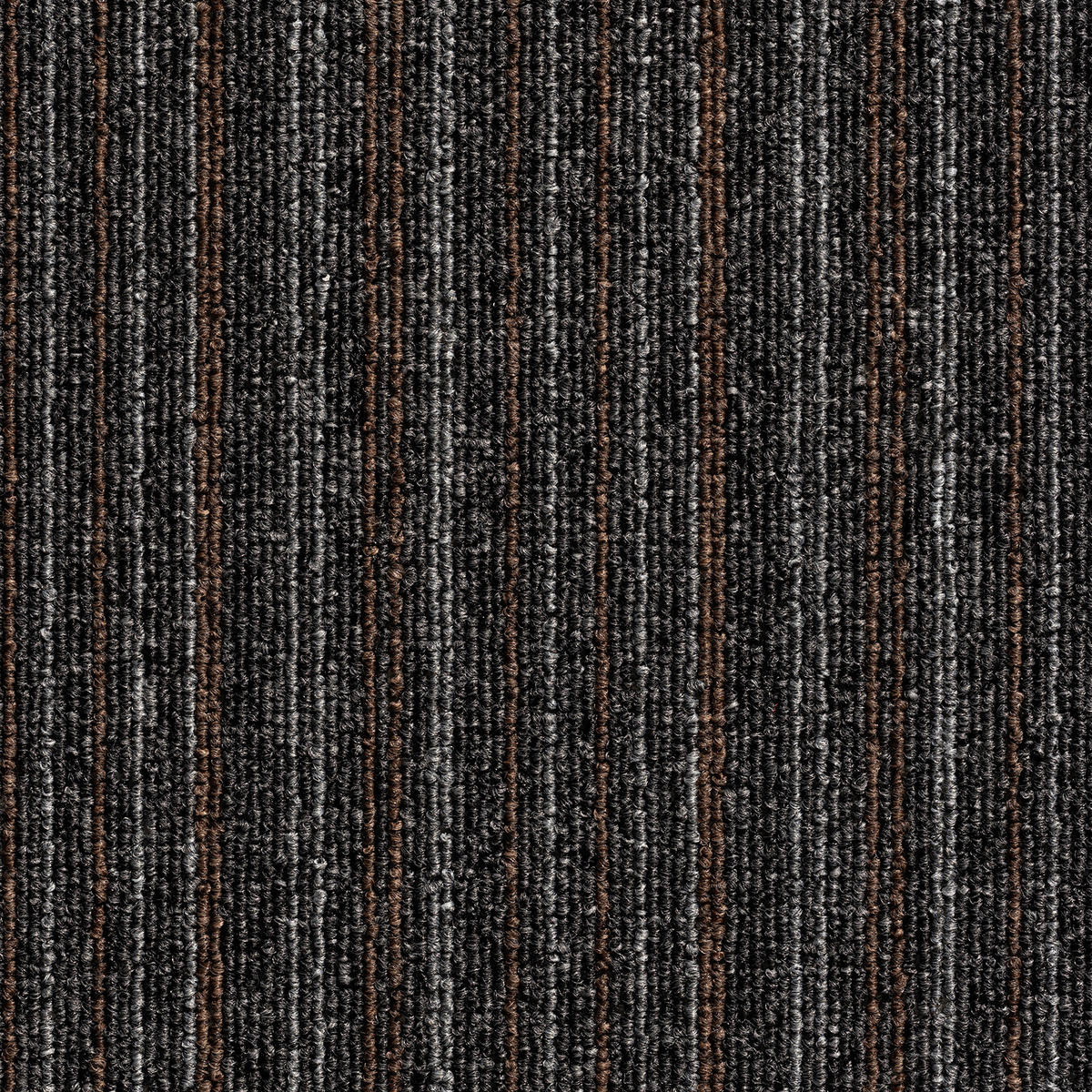 TEPPICHFLIESE Astra Stripe 594 50/50 cm  in Braun, Grau  - Braun/Grau, Basics, Textil (50/50cm)