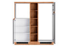 KÜCHENLEERBLOCK 390 cm   in Grau, Eiche Wotan  - Eiche Wotan/Grau, Design, Holzwerkstoff (390cm) - Held