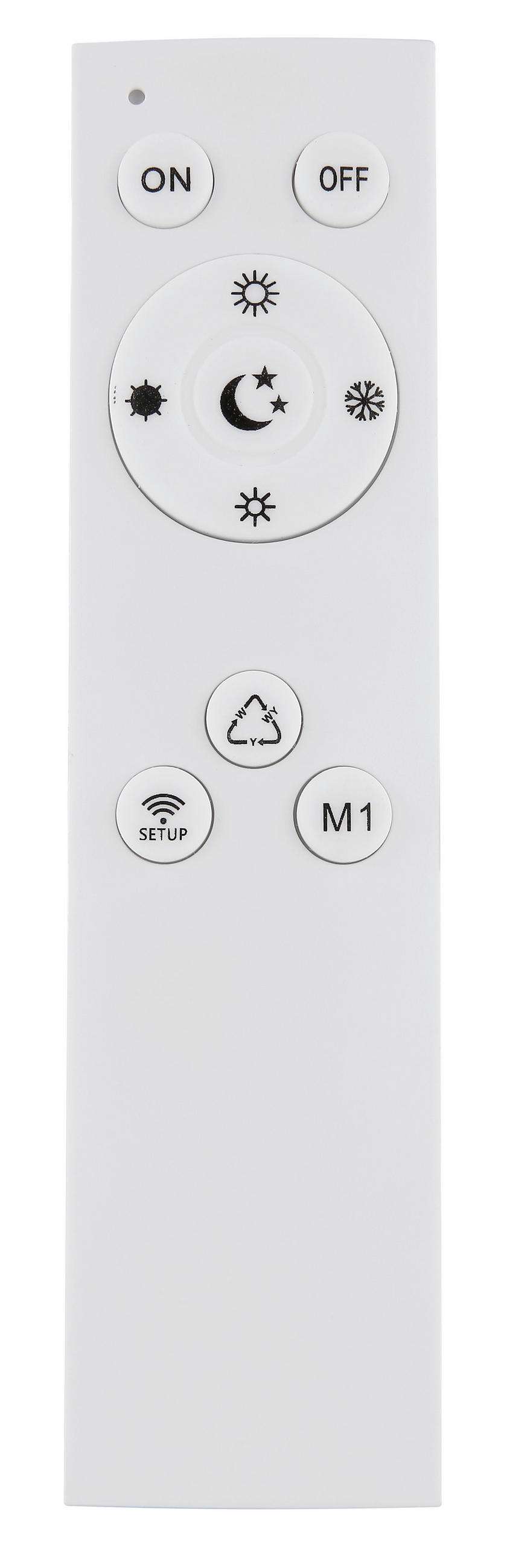 LED-DECKENLEUCHTE RODERICK 54,5/46/6 cm   - Opal/Weiß, Design, Kunststoff/Metall (54,5/46/6cm) - Globo