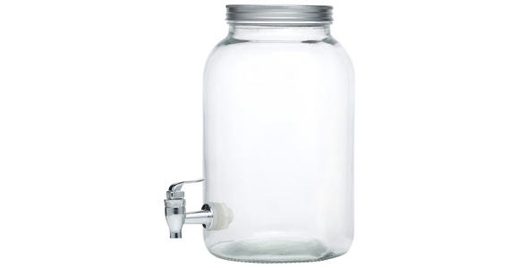 GETRÄNKESPENDER - Klar, Basics, Glas/Metall (20,2/26,3cm) - Homeware