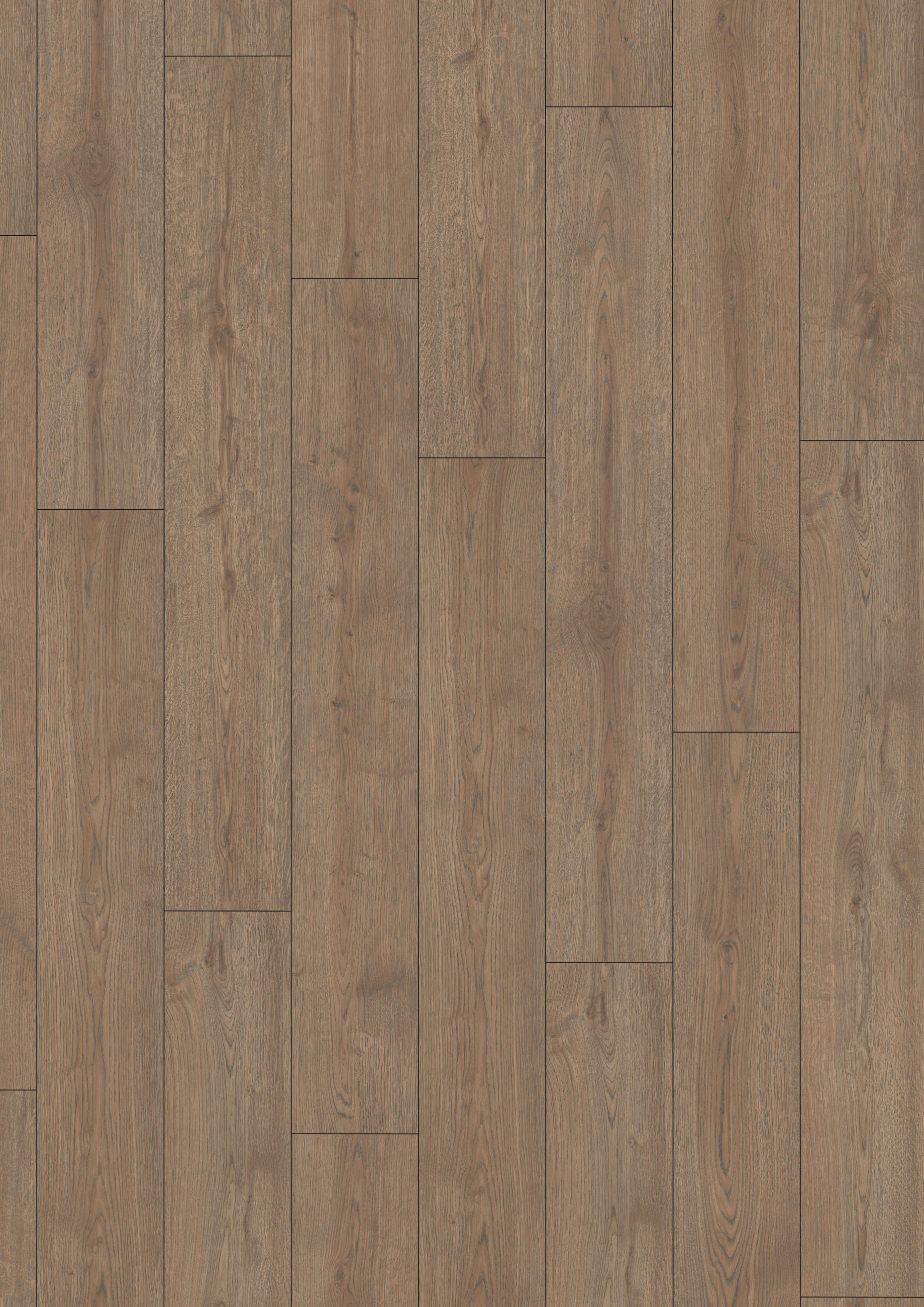 LAMINATBODEN Turin Eiche EGGER Nature Sense Aqua per m² - Eichefarben/Dunkelbraun, KONVENTIONELL, Holzwerkstoff (129.2/19.3/0.8cm) - Egger Holzwerkstoffe