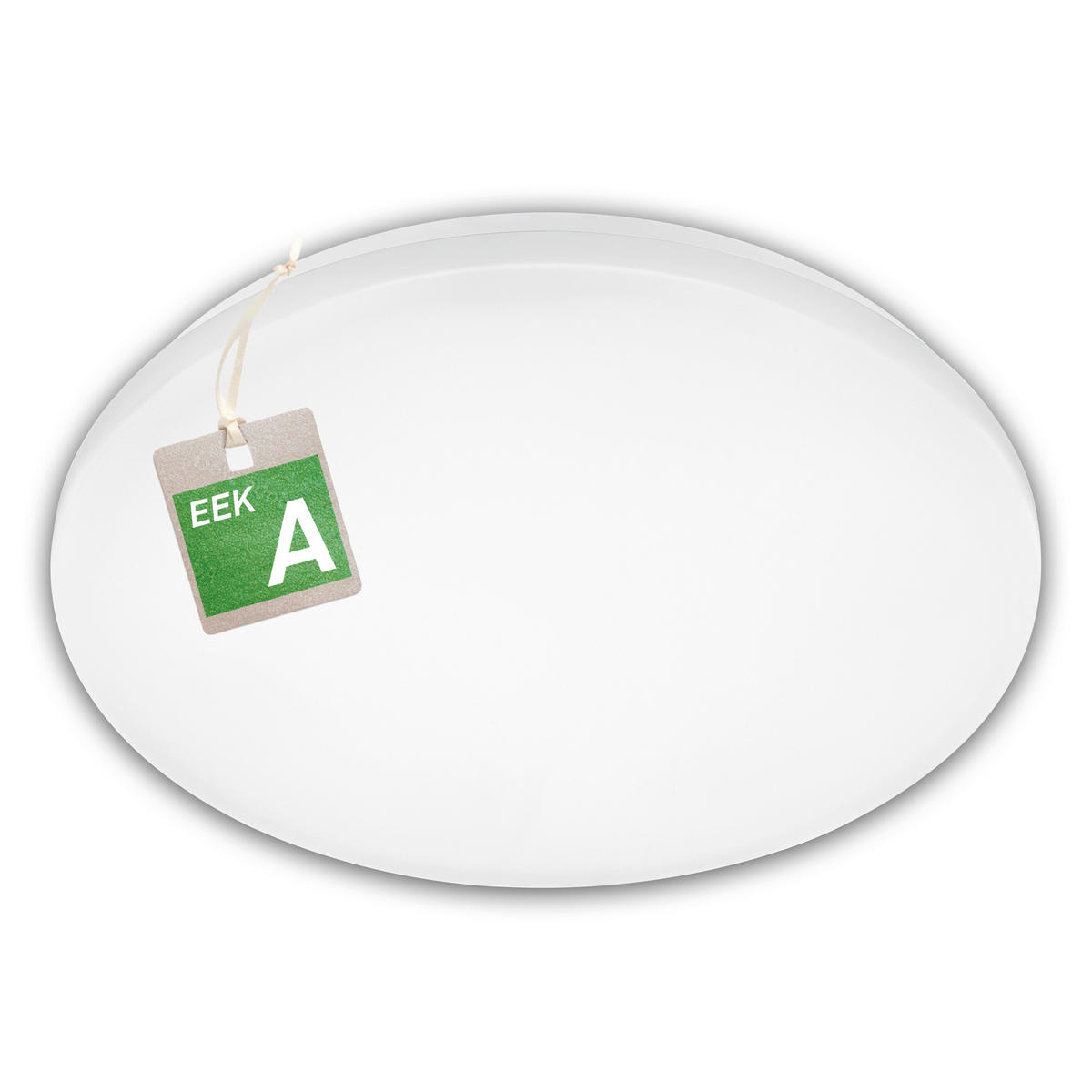 LED-DECKENLEUCHTE Elipso A 37,5/6 cm   - Weiß, Basics, Kunststoff (37,5/6cm)