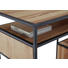 BARTISCH in Holz, Metall - Eichefarben/Schwarz, Design, Holz/Metall (120/105/55cm) - Hom`in BARTISCH in Holz, Metall - Eichefarben/Schwarz, Design, Holz/Metall (120/105/55cm) - Hom`in