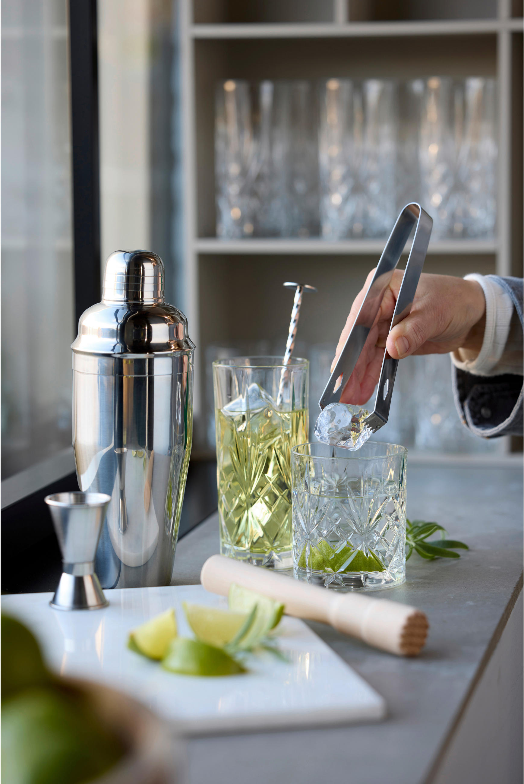 GLASSET 8 delar  - transparent, Basics, glas (19/17/33cm)