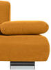 2,5-SITZER Velours Gelb  - Gelb, Design, Textil/Metall (221/76/90cm) - Max Winzer