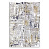FLACHWEBETEPPICH 80/150 cm Imagination Anthrazit, Goldfarben  - Anthrazit/Goldfarben, Design, Kunststoff (80/150cm)