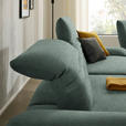 ECKSOFA  in Chenille Blaugrau  170-195/280 cm  - Blaugrau/Schwarz, Design, Textil/Metall (170-195/280cm) - Dieter Knoll