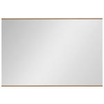 WANDSPIEGEL 119/60/2 cm    in rechteckig  - Klar/Eiche Bianco, Design, Glas/Holzwerkstoff (119/60/2cm) - Dieter Knoll