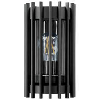 AUßENWANDLEUCHTE Nasti 24,5/10,8/11,6 cm   - Schwarz/Alufarben, Design, Metall (24,5/10,8/11,6cm)