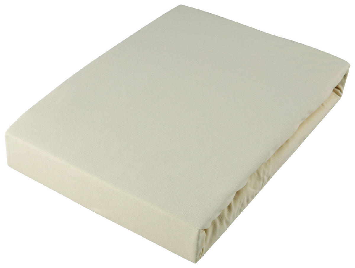 ČARŠAV SA LASTIŠEM Elasto Comfort 180/200 cm  - bež-siva, Konvencionalno, tekstil (180/200cm) - Fleuresse