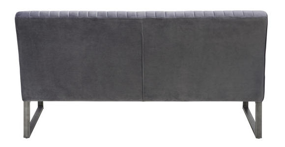SITZBANK 160/88/67 cm  in Grau, Schwarz  - Schwarz/Grau, Trend, Textil/Metall (160/88/67cm) - Ambia Home