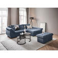 ECKSOFA Anthrazit Flachgewebe  - Anthrazit/Schwarz, Design, Kunststoff/Textil (278/175cm) - Xora