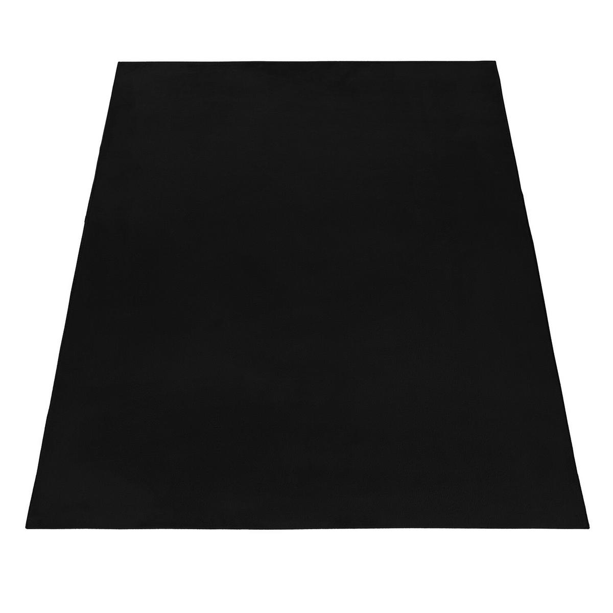 HOCHFLORTEPPICH 80/250 cm Pouffy Schwarz  - Schwarz, Basics, Textil (80/250cm)