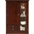 VITRINE in furniert, massiv Birke, Kirschbaum, Linde Nussbaumfarben - Chromfarben/Nussbaumfarben, LIFESTYLE, Glas/Holz (108/155/42cm) - Selva VITRINE in furniert, massiv Birke, Kirschbaum, Linde Nussbaumfarben - Chromfarben/Nussbaumfarben, LIFESTYLE, Glas/Holz (108/155/42cm) - Selva