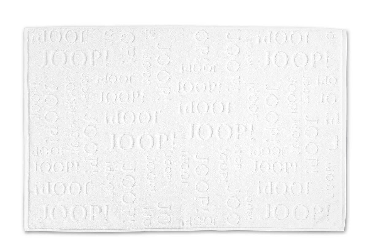 BADTEPPICH Weiß 65/115 cm  - Weiß, Basics, Textil (65/115cm) - Joop!