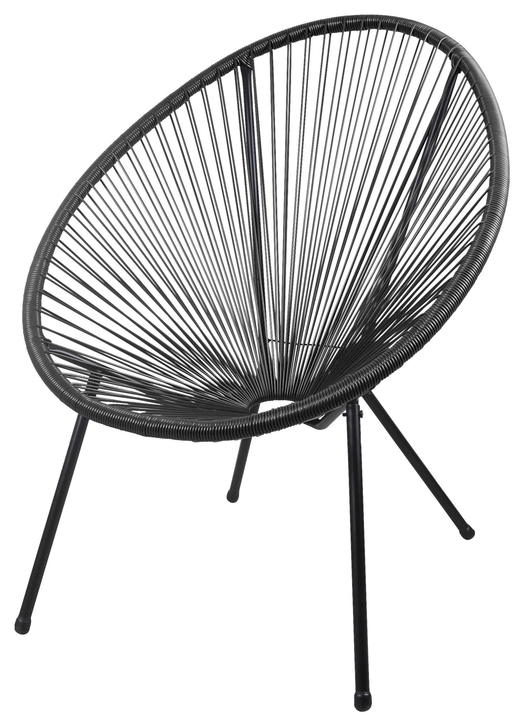 Gartensessel 2er-Set Dalida Kunststoff/Metall