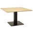 ESSTISCH in Holz, Holzwerkstoff, Metall - Eichefarben/Schwarz, Design, Holz/Holzwerkstoff (128/128/75cm) - Dieter Knoll ESSTISCH in Holz, Holzwerkstoff, Metall - Eichefarben/Schwarz, Design, Holz/Holzwerkstoff (128/128/75cm) - Dieter Knoll