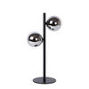 TISCHLEUCHTE Tycho 15/23.5/43 cm   - Hellgrau/Schwarz, Design, Glas/Metall (15/23.5/43cm) - Lucide