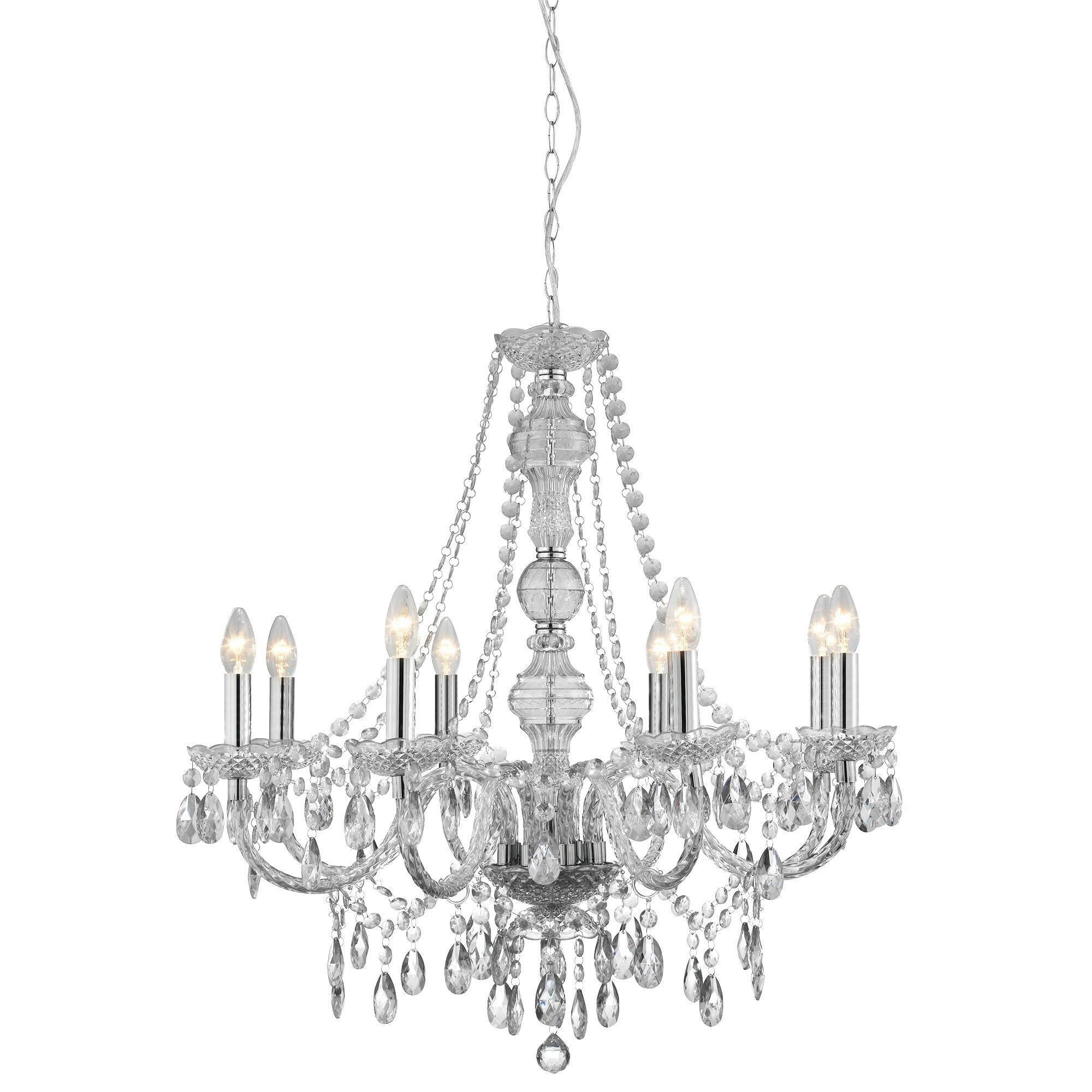 Searchlight Kronleuchter Marie Therese Chrom 74x150x74 cm