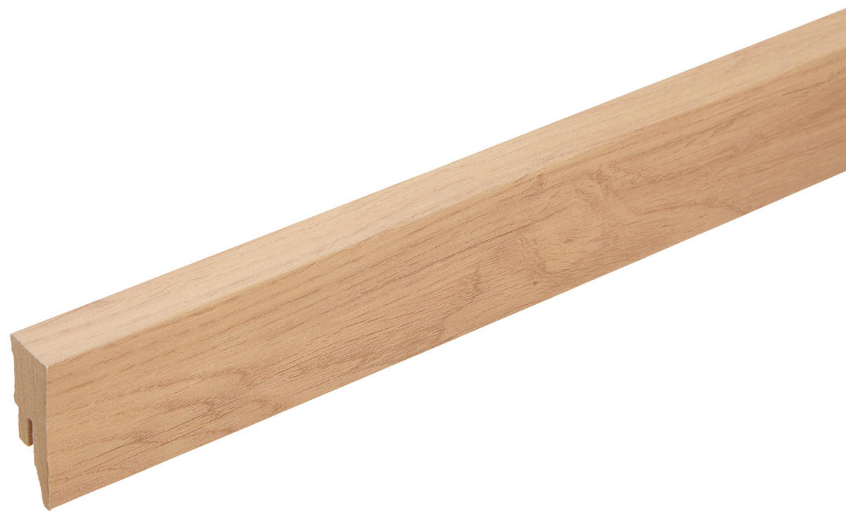 PODSTAVCOVÁ LIŠTA  (za kus)  barvy dubu - barvy dubu, Basics, kompozitní dřevo (200/5/18cm) - Venda