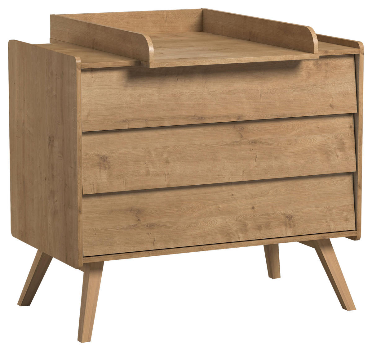 WICKELAUFSATZ  - Eichefarben, MODERN, Holzwerkstoff (58,6/9,6/81cm) - MID.YOU