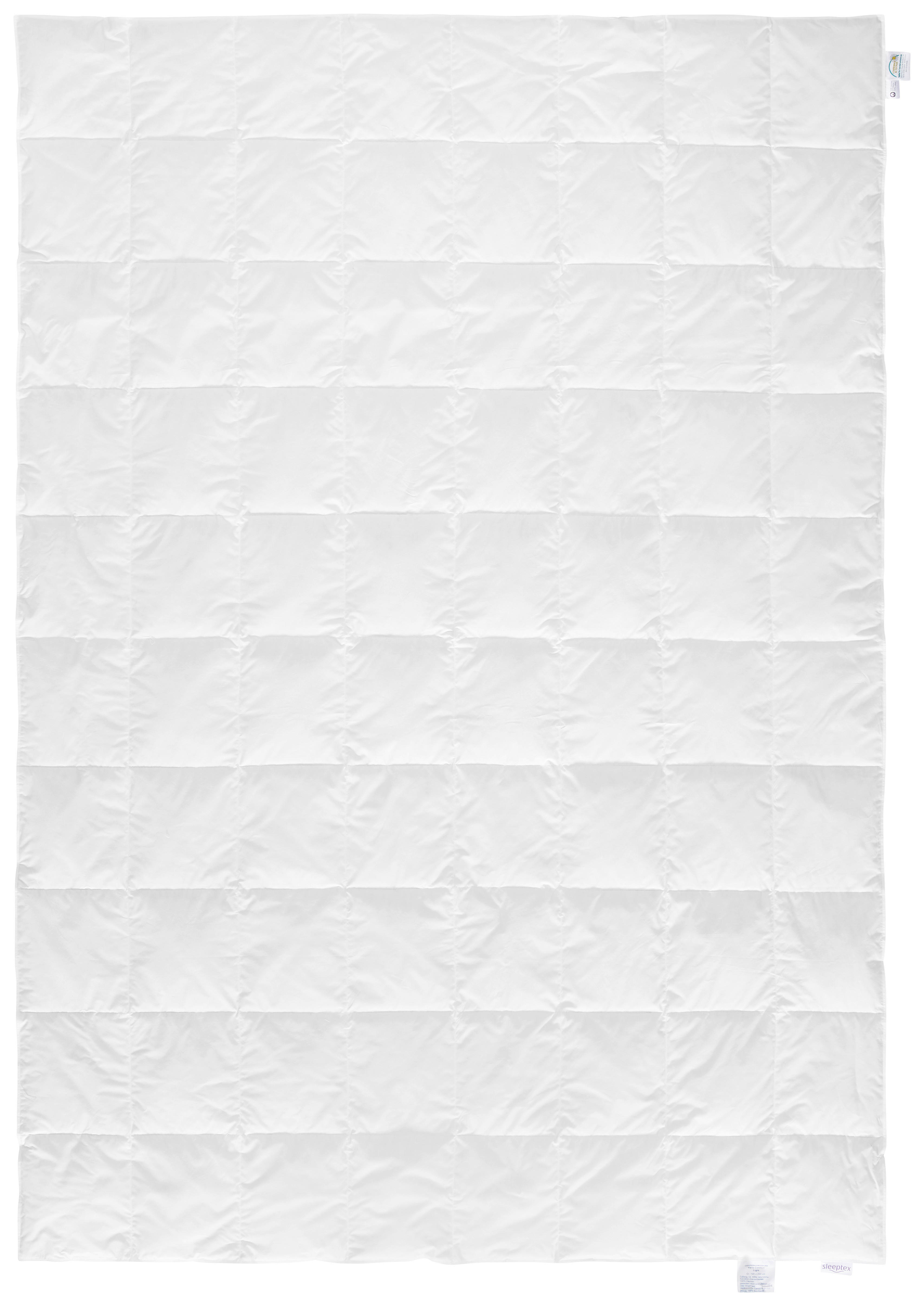 Sleeptex LETNÍ PŘIKRÝVKA, 140/200 cm, prachové peří - bílá - prachové peří