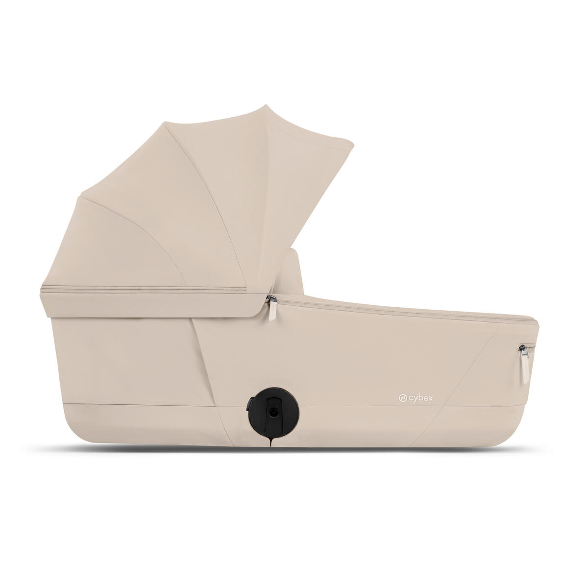 KOMBIKINDERWAGEN  PRIAM Comfort Matt Black  Cozy Beige  - Beige/Schwarz, Basics, Kunststoff/Textil (83-92/60cm) - cybex PLATINUM