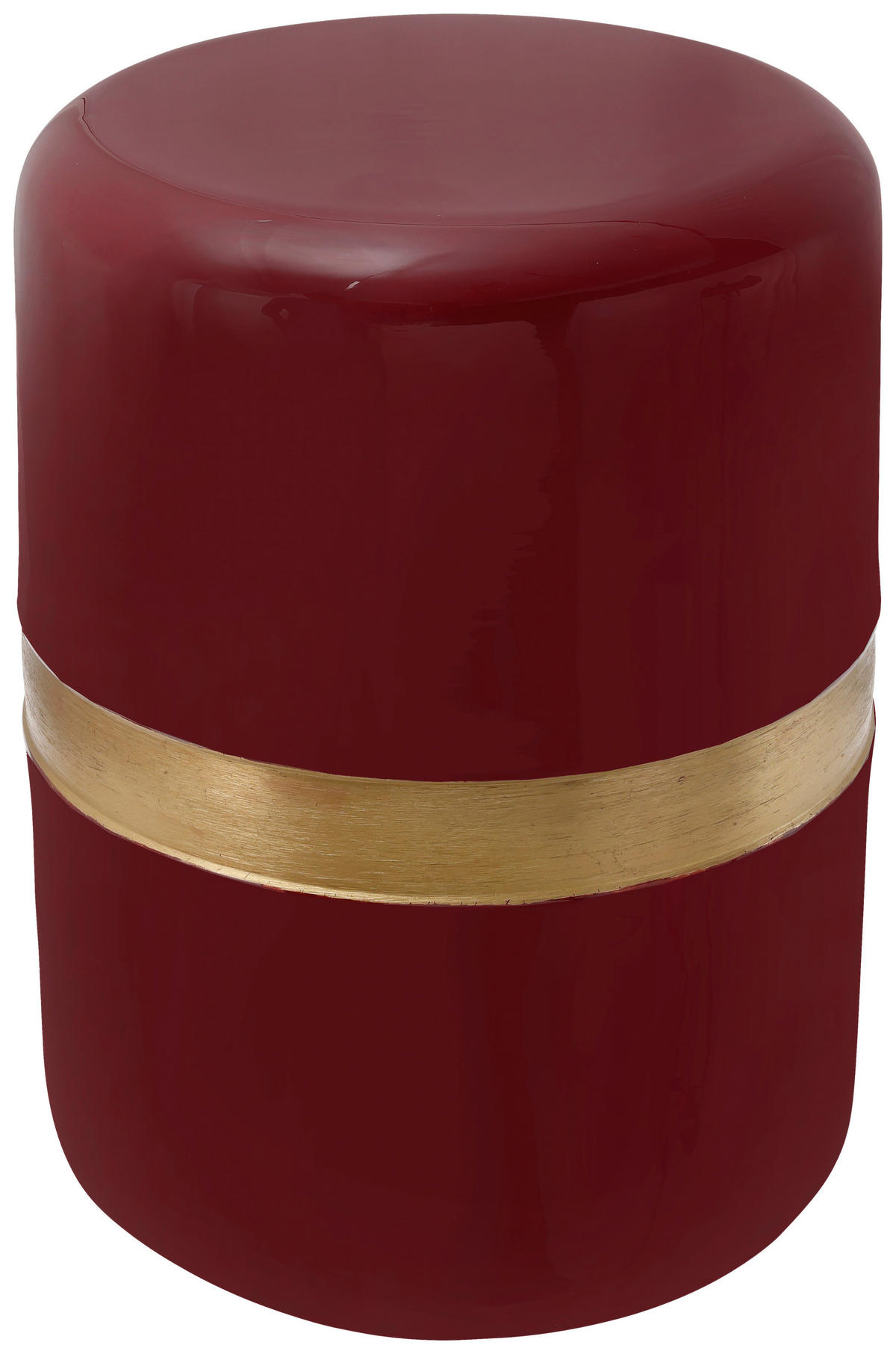 BEISTELLTISCH Metall  - Pflaume/Goldfarben, Design, Metall (36/47cm) - Kayoom