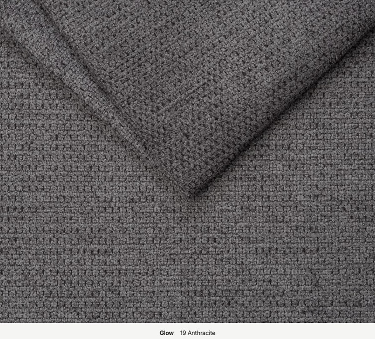 BOXSPRINGBETT 200/200 cm,  in Anthrazit, gepolstertes Kopfteil, Bettkasten, Topper, Matratzen, H2 + H3 = mittel + fest  - Anthrazit/Schwarz, KONVENTIONELL, Kunststoff/Textil (200/200cm) - Esposa