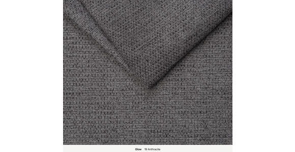 BOXSPRINGBETT 200/200 cm,  in Anthrazit, gepolstertes Kopfteil, Bettkasten, Topper, Matratzen, H2 + H3 = mittel + fest  - Anthrazit/Schwarz, KONVENTIONELL, Kunststoff/Textil (200/200cm) - Esposa