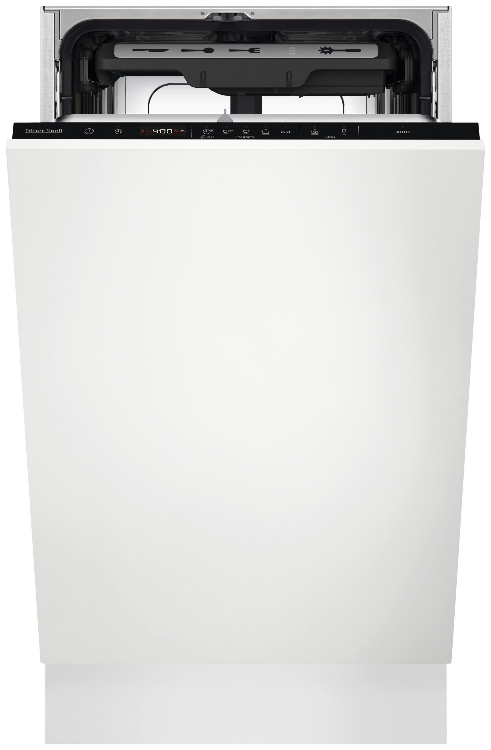 GESCHIRRSPÜLER DKDV1601XK  - Edelstahlfarben, Basics, Metall (44,6cm) - Dieter Knoll