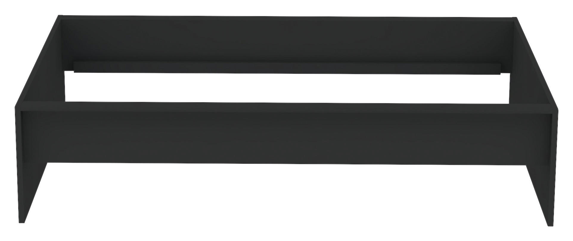 RÁM POSTELE, 120/200 cm - antracitová, Konvenční, kompozitní dřevo (120/200cm) - Hom`in