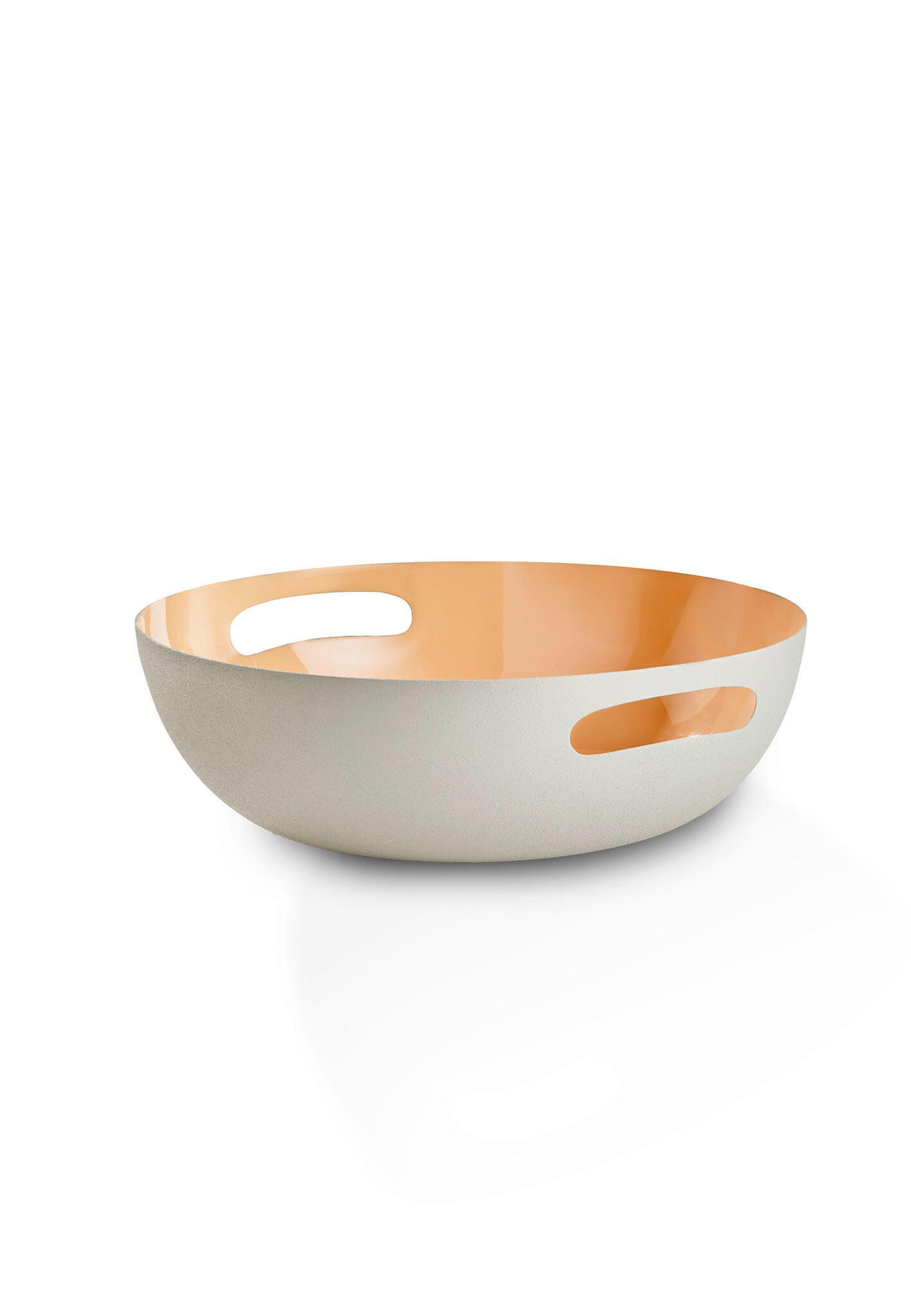 DEKOSCHALE - Greige/Aprikose, Basics, Metall (26/8,5cm) - FYNCH-HATTON