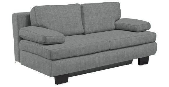 SCHLAFSOFA Grau - Wengefarben/Grau, Design, Holz/Textil (203/94/100cm) - Novel