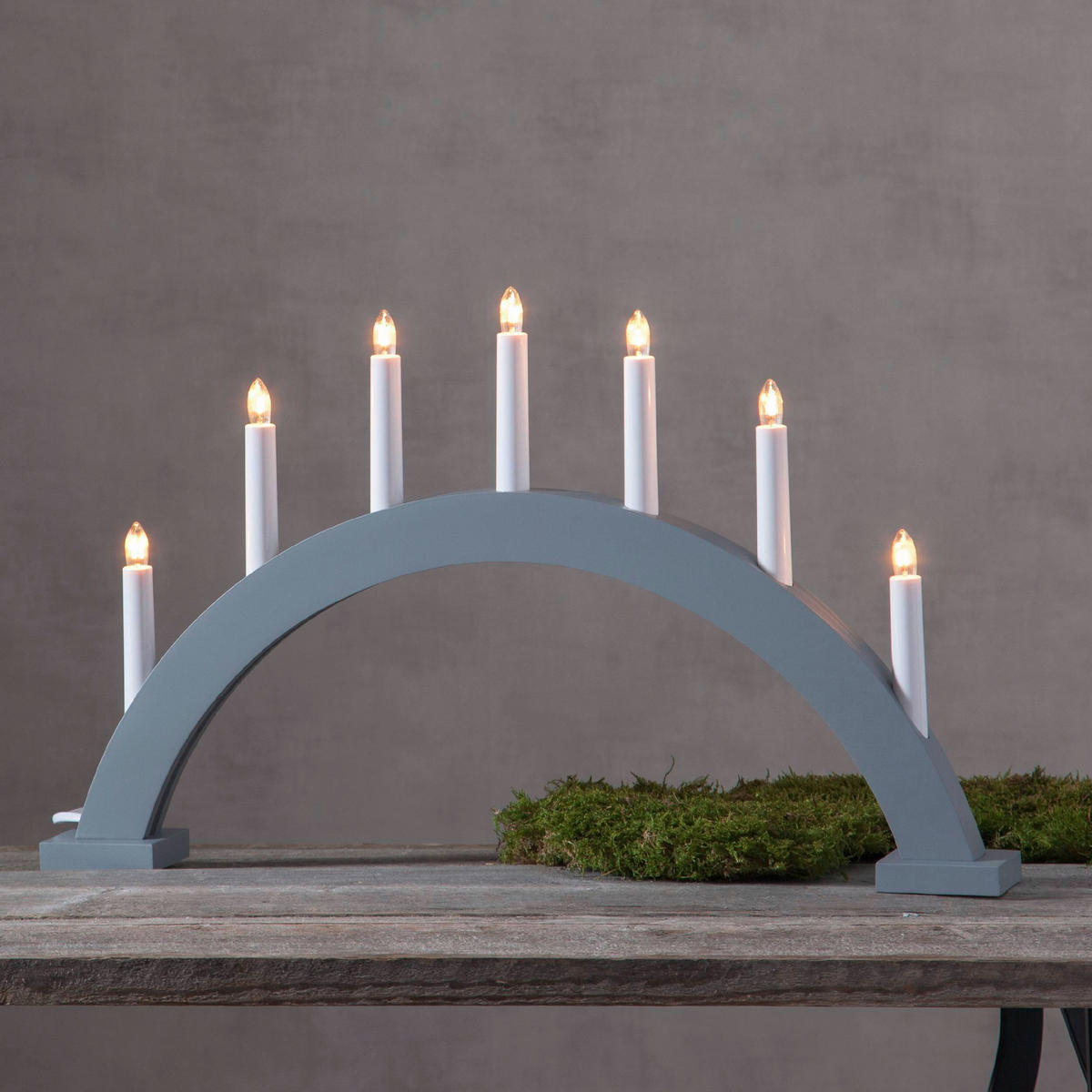 LED-DEKOLEUCHTE  - Weiß/Grau, Basics, Holz/Kunststoff (57/6/34cm) - Eglo