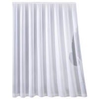 FERTIGSTORE  transparent  450/225 cm   - Weiß, Basics, Textil (450/225cm)