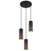 HÄNGELEUCHTE 34/150 cm    - Goldfarben/Schwarz, Design, Metall (34/150cm) - Globo